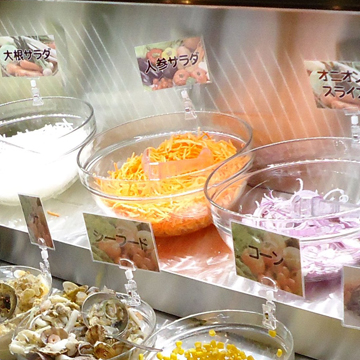 飲食店ショーケース