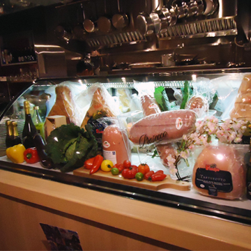 飲食店ショーケース