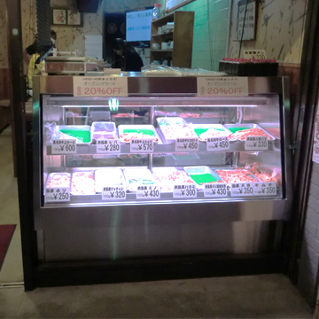 飲食店ショーケース