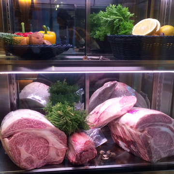 飲食店ショーケース